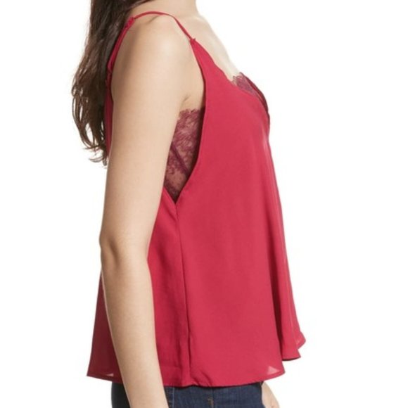 Free People Intimately Raspberry Lace Camisole NWT - Picture 4 of 6